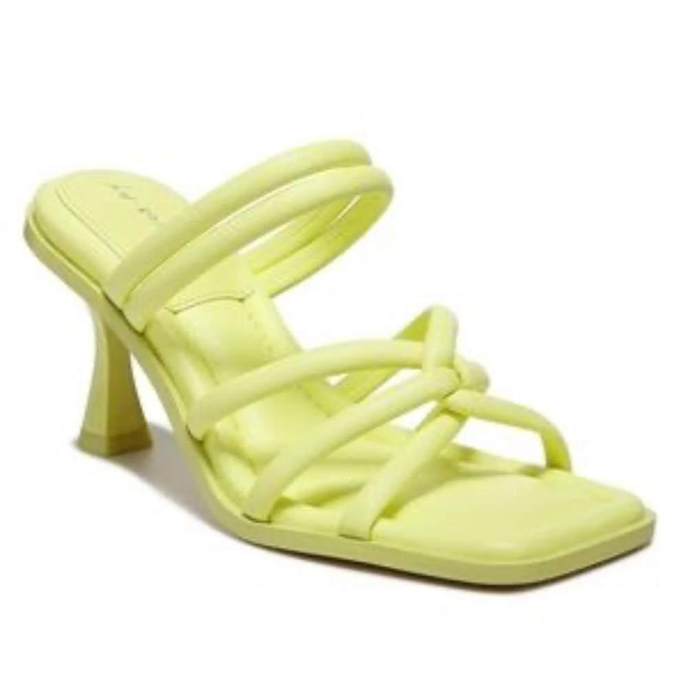 Circus by Sam Edelman Savanna Sandals Size 10 Neon Green/Yellow ~ WORN ONCE